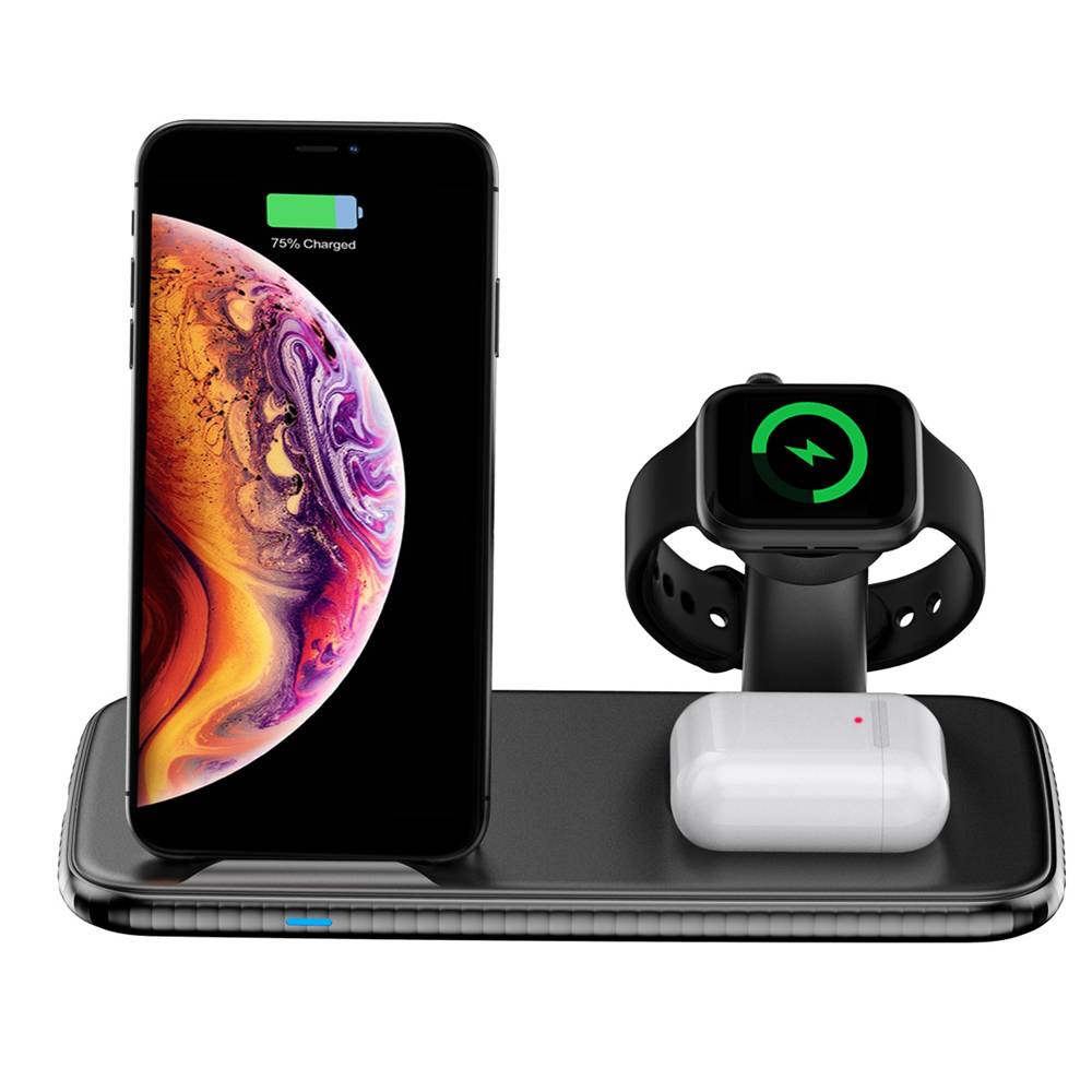 3 in 1 15W Wireless Charger Fast Charging Dock Station  MSH-CP-050