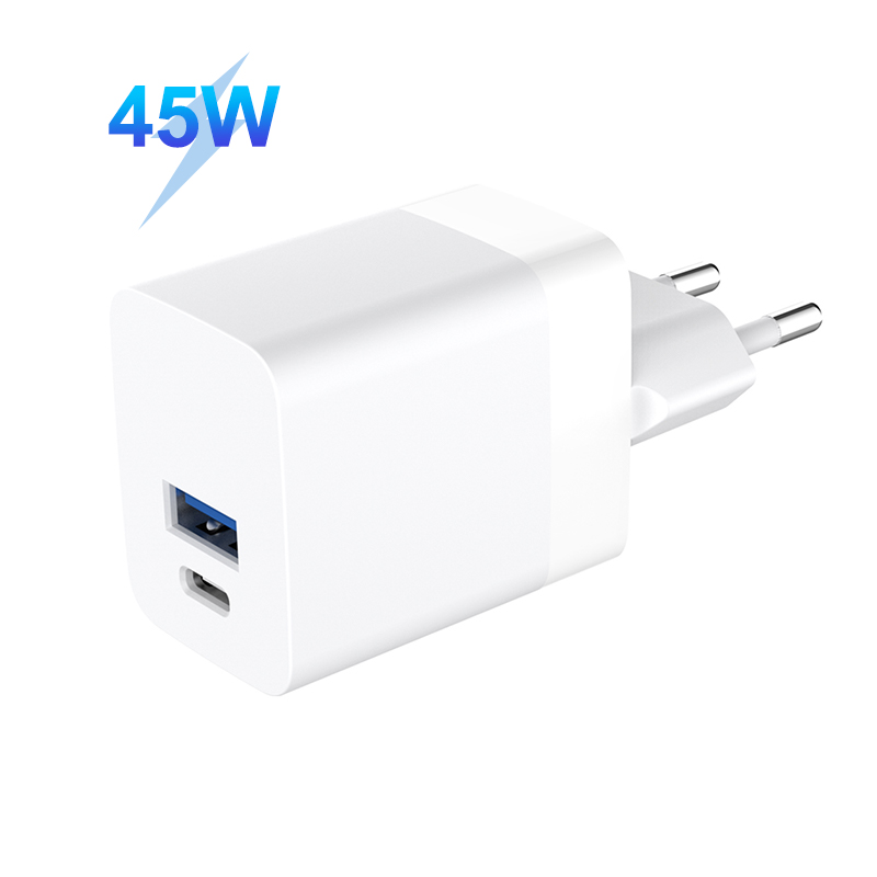 OEM ODM Dual Port 45W 30W 12W Fast Wall Charger Power Adapter丨MSH