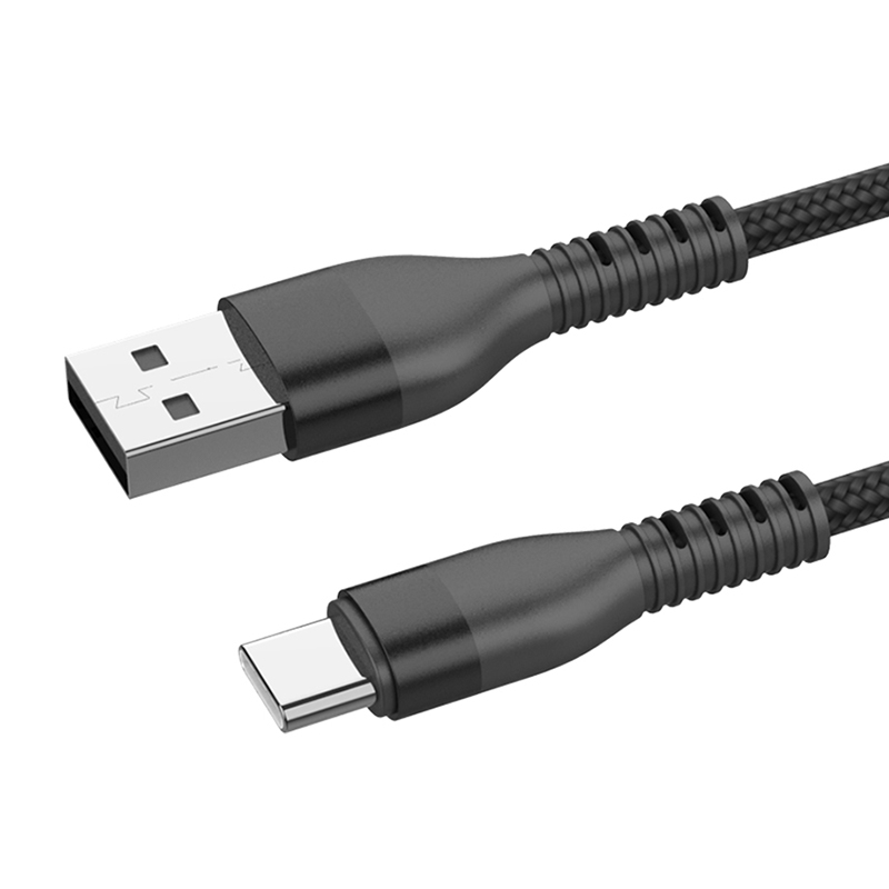 Factory nylon braided fast charger cable 3A type C cable fast charging丨MSH