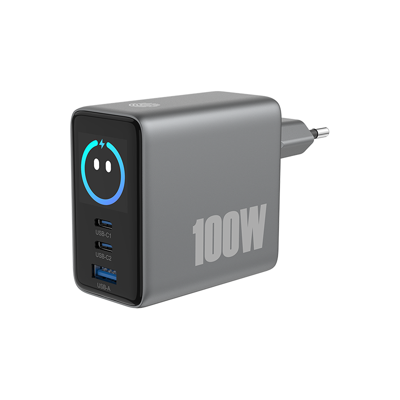 100W TFT display GaN Charger