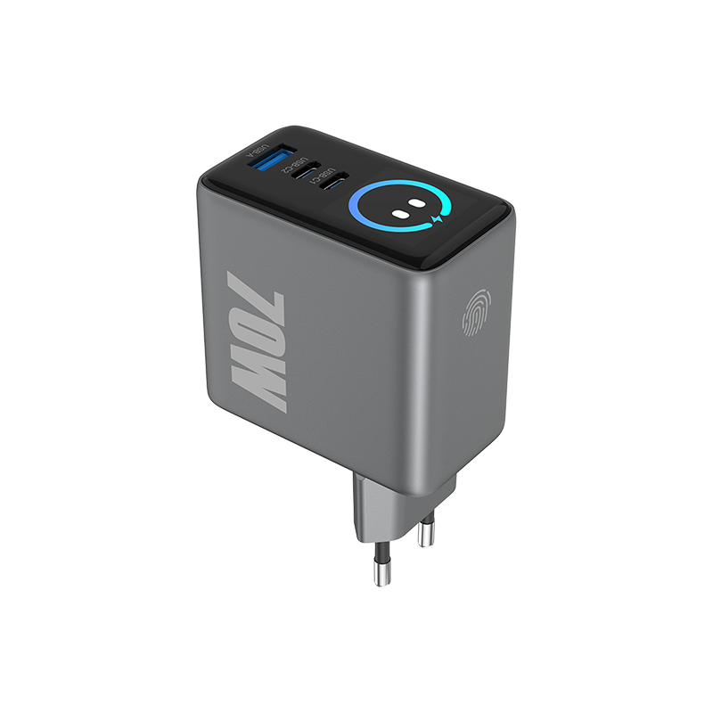 70W TFT display GaN Charger 