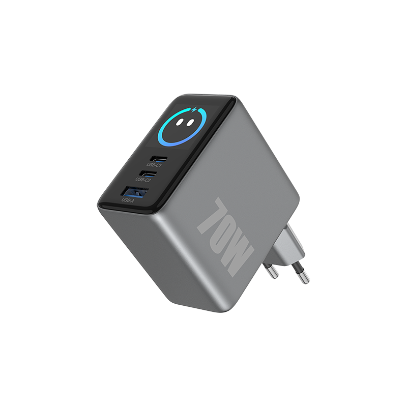 70W TFT display GaN Charger 