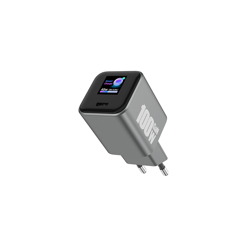 100W Mini TFT display GaN Charger