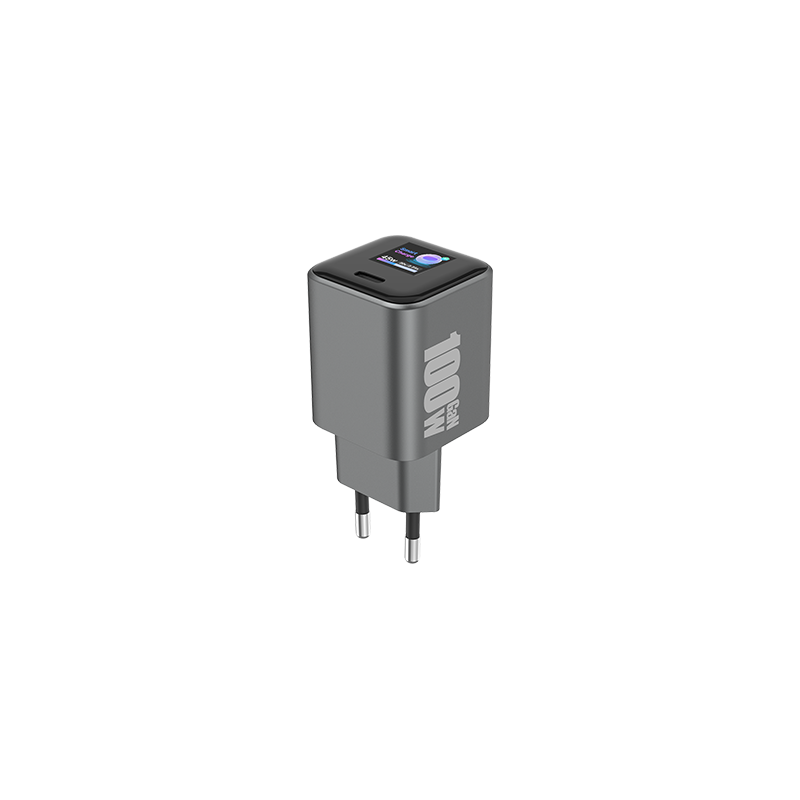 100W Mini TFT display GaN Charger